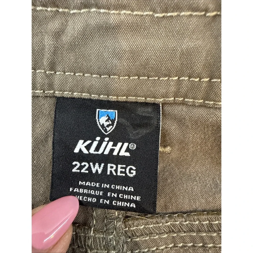 Kuhl Cargo Pants, Size 22W, Pockets, Drawstring On Inside Waist, Inseam 32